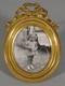 Petit Cadre Photo Ovale En Bronze Dor&eacute; Style Louis Xvi, &eacute;poque Xix &egrave;me