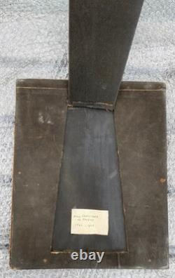 Photo rehaussée cadre JEUNE FEMME époque 1841/1903 sortie grenier