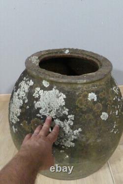 Ponne Charentaise, Poterie Vase De Jardin En Terre Cuite, époque XIX ème