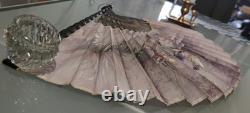 Rare Grand Éventail Précieux Époque Xixeme