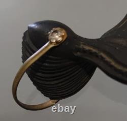 Rare Grand Éventail Précieux Époque Xixeme