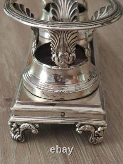 Rare Huilier Vinaigrier ARGENT MASSIF Epoque Empire Restauration Debut XIXÈME