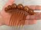 Rare Peigne De Chignon En Ambre Xixeme Si&egrave;cle &Eacute;poque Napol&eacute;on Iii