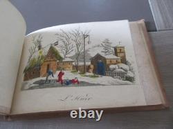 Recueil 1860 De 22 Gravures Colorees D Epoque Le Jeune Dessinateur