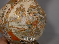 Satsuma et Gagneau Paris, lampe en porcelaine japonaise, époque XIX ème siècle