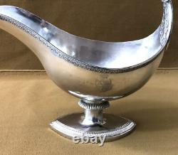 Saucière en argent massif poinçon COQ époque EMPIRE 19ème XIX sauce no minerve