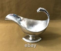 Saucière en argent massif poinçon COQ époque EMPIRE 19ème XIX sauce no minerve
