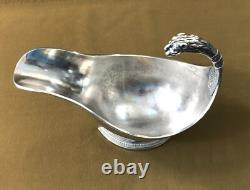 Saucière en argent massif poinçon COQ époque EMPIRE 19ème XIX sauce no minerve