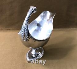 Saucière en argent massif poinçon COQ époque EMPIRE 19ème XIX sauce no minerve
