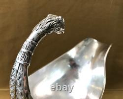 Saucière en argent massif poinçon COQ époque EMPIRE 19ème XIX sauce no minerve