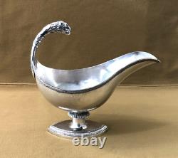 Saucière en argent massif poinçon COQ époque EMPIRE 19ème XIX sauce no minerve