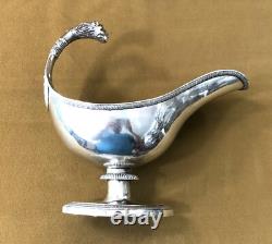 Saucière en argent massif poinçon COQ époque EMPIRE 19ème XIX sauce no minerve