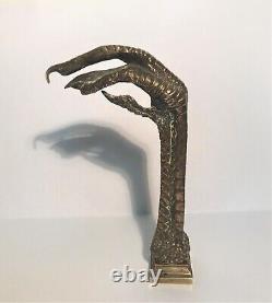 Sceau cachet en bronze patte de rapace époque XIXème siècle