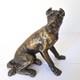 Sculpture Animali&egrave;re Chien Assis En Bronze, &eacute;poque Xix&egrave;me