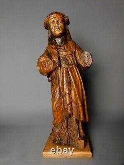 Sculpture statue Saint 16th century XVIeme 16eme Haute Epoque