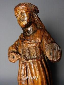 Sculpture statue Saint 16th century XVIeme 16eme Haute Epoque