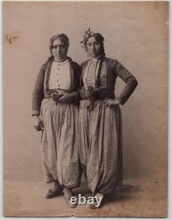 Sébah & Joaillier, Photographie originale d'époque XIXe Bohémiennes Tziganes