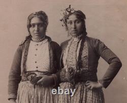 Sébah & Joaillier, Photographie originale d'époque XIXe Bohémiennes Tziganes