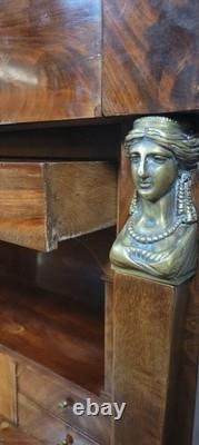 Secrétaire époque Empire en acajou époque début XIXeme