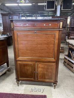 Secrétaire époque Louis XVI acajou Sort De Restauration