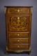 Secr&eacute;taire &eacute;poque Xixeme / Marqueterie De Bois Nobles Style Louis Xv