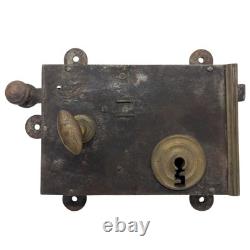 Serrure ancienne en fer forgé époque XVIIIème /XIX ème