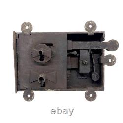 Serrure ancienne en fer forgé époque XVIIIème /XIX ème