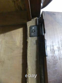 Sobre Armoire Louis XVI à Cannelures En Merisier Massif, époque Fin XIX ème