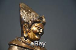 Statue de gardien en bronze Japon XIXème siècle Époque Edo / Japanese Edo bronze