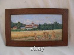 TABLEAU, HUILE/PANNEAU DE BOIS, SIGNE, EPOQUE FIN XIXème OU DEBUT XXème