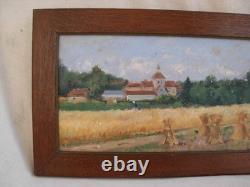 TABLEAU, HUILE/PANNEAU DE BOIS, SIGNE, EPOQUE FIN XIXème OU DEBUT XXème