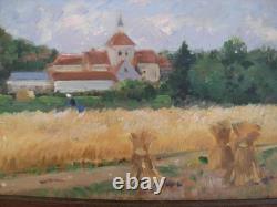 TABLEAU, HUILE/PANNEAU DE BOIS, SIGNE, EPOQUE FIN XIXème OU DEBUT XXème