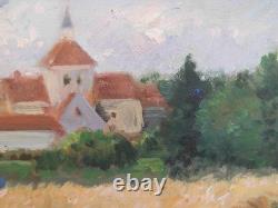 TABLEAU, HUILE/PANNEAU DE BOIS, SIGNE, EPOQUE FIN XIXème OU DEBUT XXème