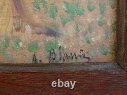 TABLEAU, HUILE/PANNEAU DE BOIS, SIGNE, EPOQUE FIN XIXème OU DEBUT XXème