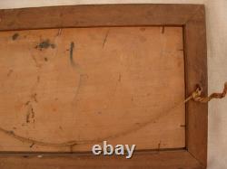TABLEAU, HUILE/PANNEAU DE BOIS, SIGNE, EPOQUE FIN XIXème OU DEBUT XXème