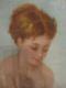 Tres Joli Pastel Portrait De Femme Epoque Xix ème S
