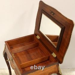 Table d'époque Napoleon III en marqueterie 19ème siècle