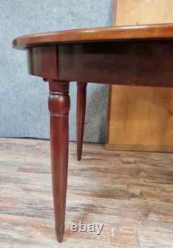 Table époque art déco à allonges en acajou vers 1920 (305 cm)