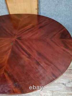 Table époque art déco à allonges en acajou vers 1920 (305 cm)