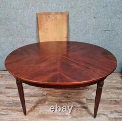 Table époque art déco à allonges en acajou vers 1920 (305 cm)