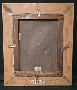 Tableau huile portrait fille Orientaliste signé époque XIXème
