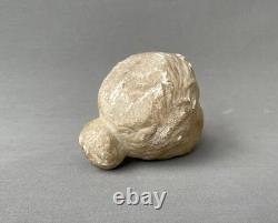 Tête en marbre ou albâtre, Epoque romaine, Archéologie, Sculpture