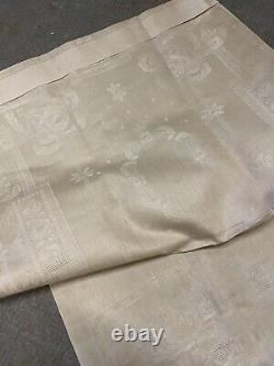 Tissu d Ameublement Rouleau de Serviette XIXeme Ancien Couture Nappe Époque