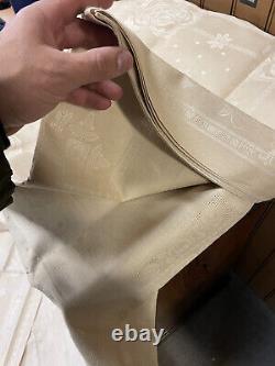 Tissu d Ameublement Rouleau de Serviette XIXeme Ancien Couture Nappe Époque