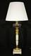 Très Grande Lampe De Style Louis Xvi En Marbre Et Bronze, époque Xix ème
