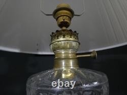 Très grande lampe de style Louis XVI en marbre et bronze, époque XIX ème