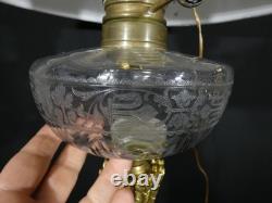 Très grande lampe de style Louis XVI en marbre et bronze, époque XIX ème