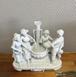 Trés important sujet en biscuit époque fin XIXeme vers 1880