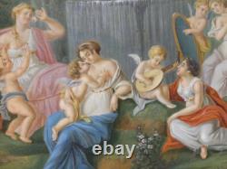Trumeau Néoclassique, Scène Aux Nymphes Et Angelots époque XIX ème