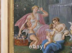 Trumeau Néoclassique, Scène Aux Nymphes Et Angelots époque XIX ème